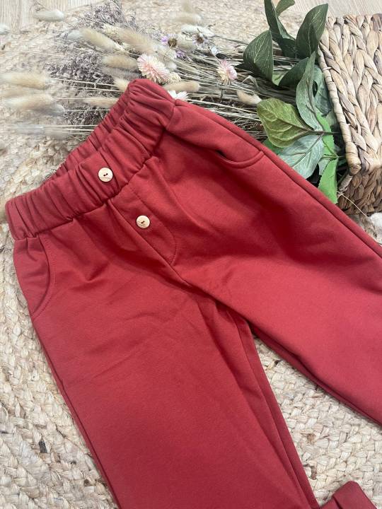 Pantalón felpa unisex caldero