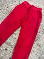 Pantalón jogger felpa rojo unisex