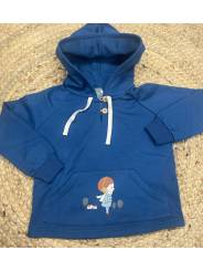 Sudadera felpa niño cascos