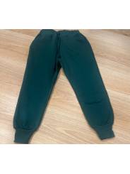 Pantalón jogger felpa verde botella unisex