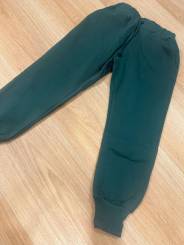 Pantalón jogger felpa verde botella unisex