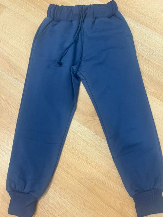 Pantalón jogger felpa azul unisex