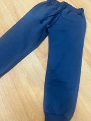 Pantalón jogger felpa azul unisex