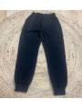 Pantalón jogger felpa negro unisex