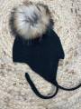 Gorro aviador negro