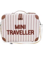 Mini traveller rayas topo/marrón