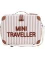 Mini traveller rayas topo/marrón