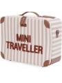 Mini traveller rayas topo/marrón