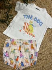 Conjunto ranita + camiseta the dog