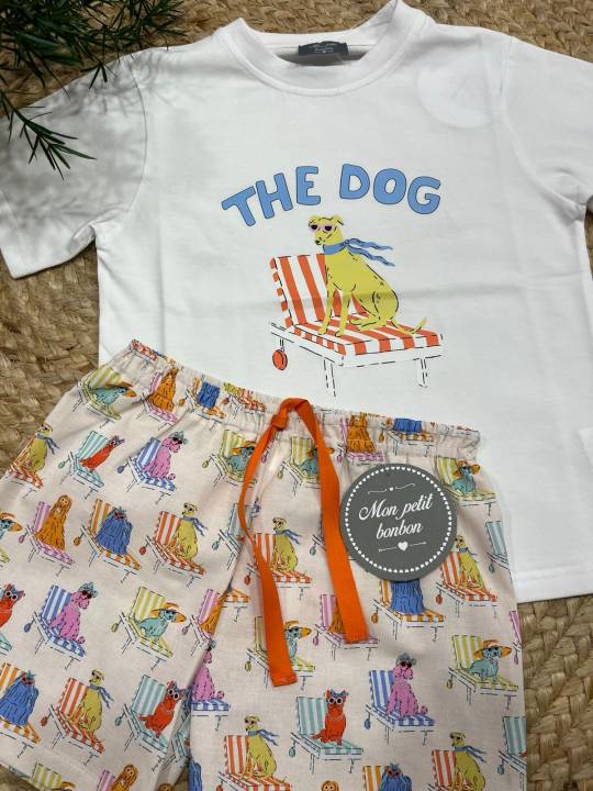 Conjunto pantalón + camiseta the dog