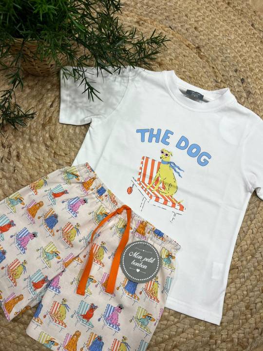 Conjunto pantalón + camiseta the dog