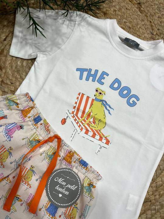 Conjunto pantalón + camiseta the dog